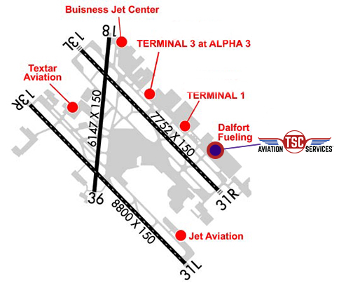 map of hanger